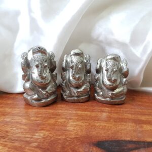 Pyrite Ganesha Statue