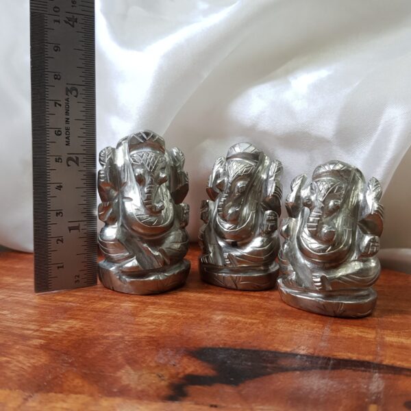 Pyrite Ganesha Statue - Image 4