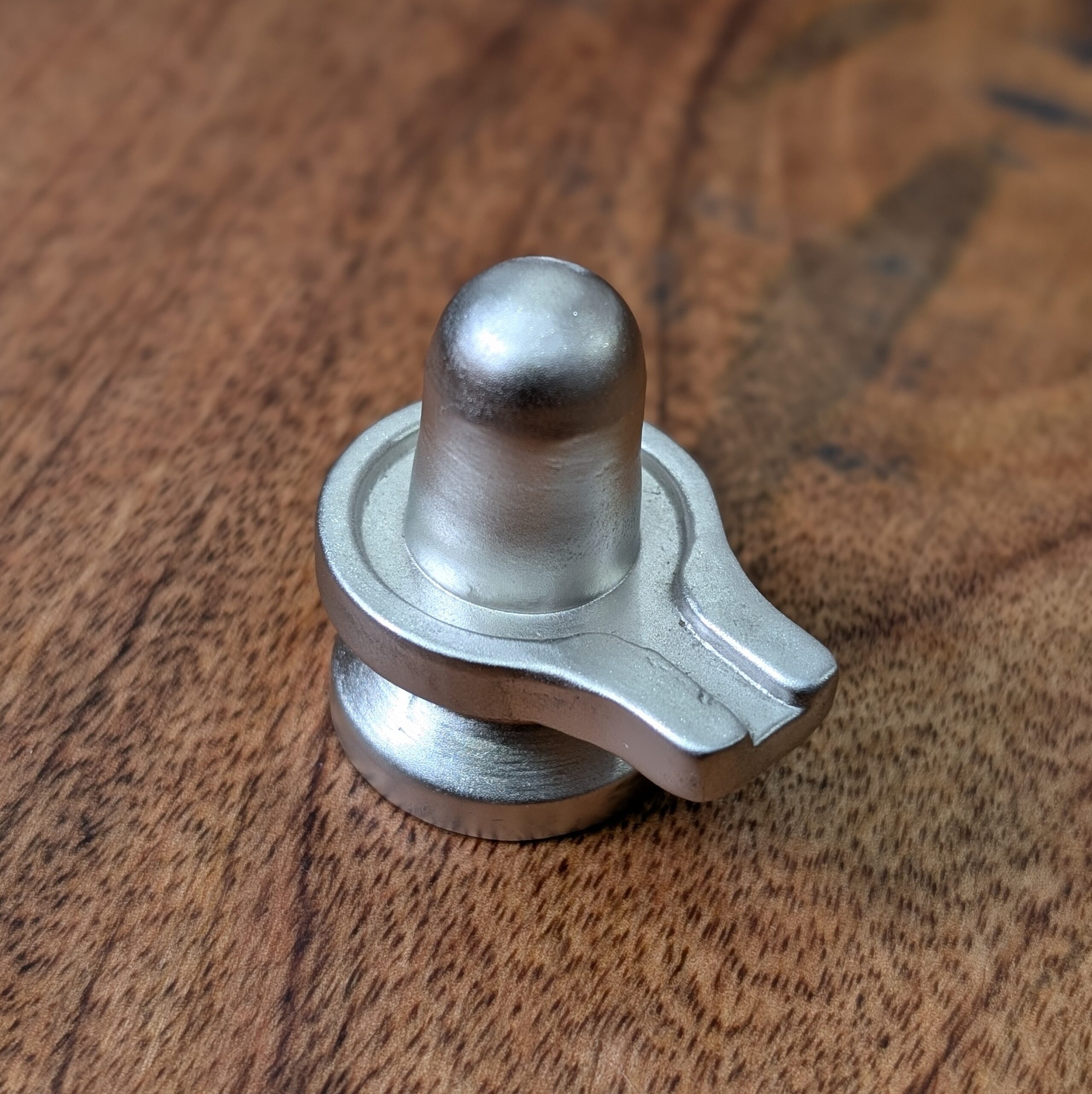 Mercury Shivling: 1.5" Parad Spiritual Idol for Meditation - Image 2