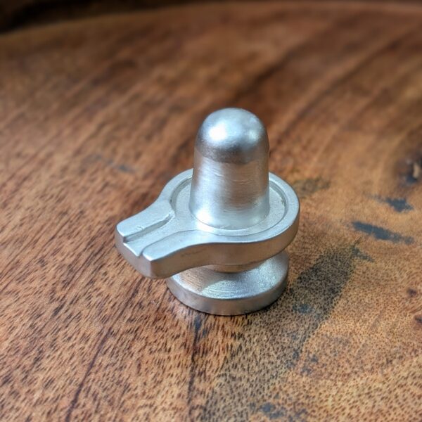 Mercury Shivling: 1.5" Parad Spiritual Idol for Meditation - Image 4