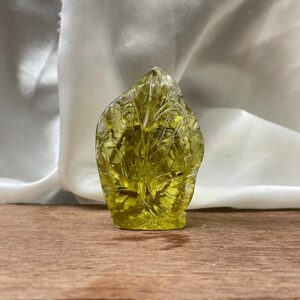 Carved Yellow Quartz Ganesha Statue - Natural Crystal Sculpture - Image 4