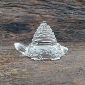 Original Crystal Sphatik Shree Yantra on Turtle