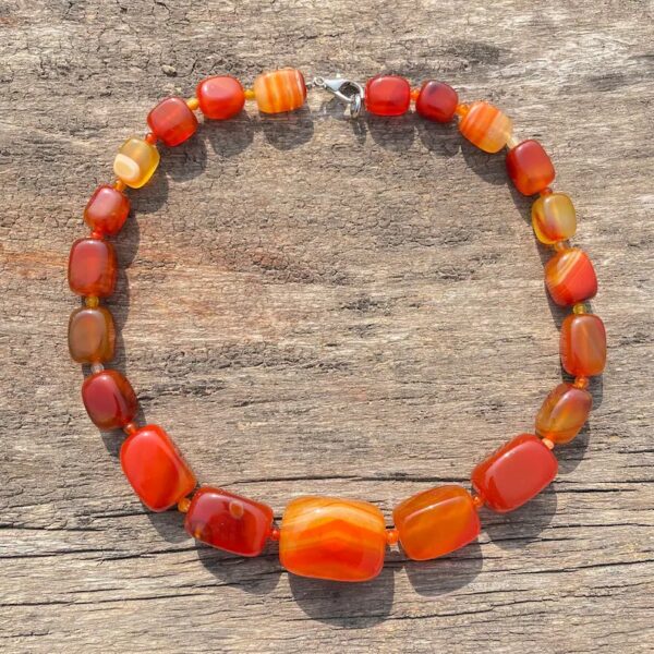Natural Onyx Stone Necklace Big Onyx Stone Necklace for Party & Gifts - Image 4