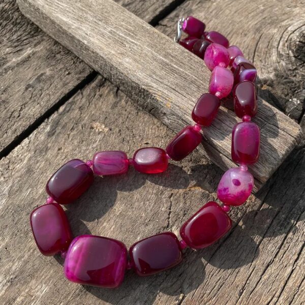 Natural Onyx Stone Necklace Big Onyx Stone Necklace for Party & Gifts - Image 6