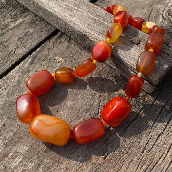 Natural Onyx Stone Necklace Big Onyx Stone Necklace for Party & Gifts - Image 8