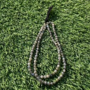 Natural Labradorite Stone Beads Mala for Spiritual Meditation & Gifts - Image 7