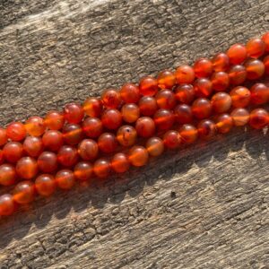 Orange Carnelian stone Beads Mala for Prayer, Meditation & Jaap Mala - Image 4