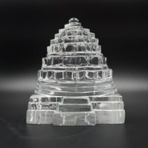Sphatik Crystal Shree Yantra, 5" Sphatik Shree Yantra with Lab Certificate