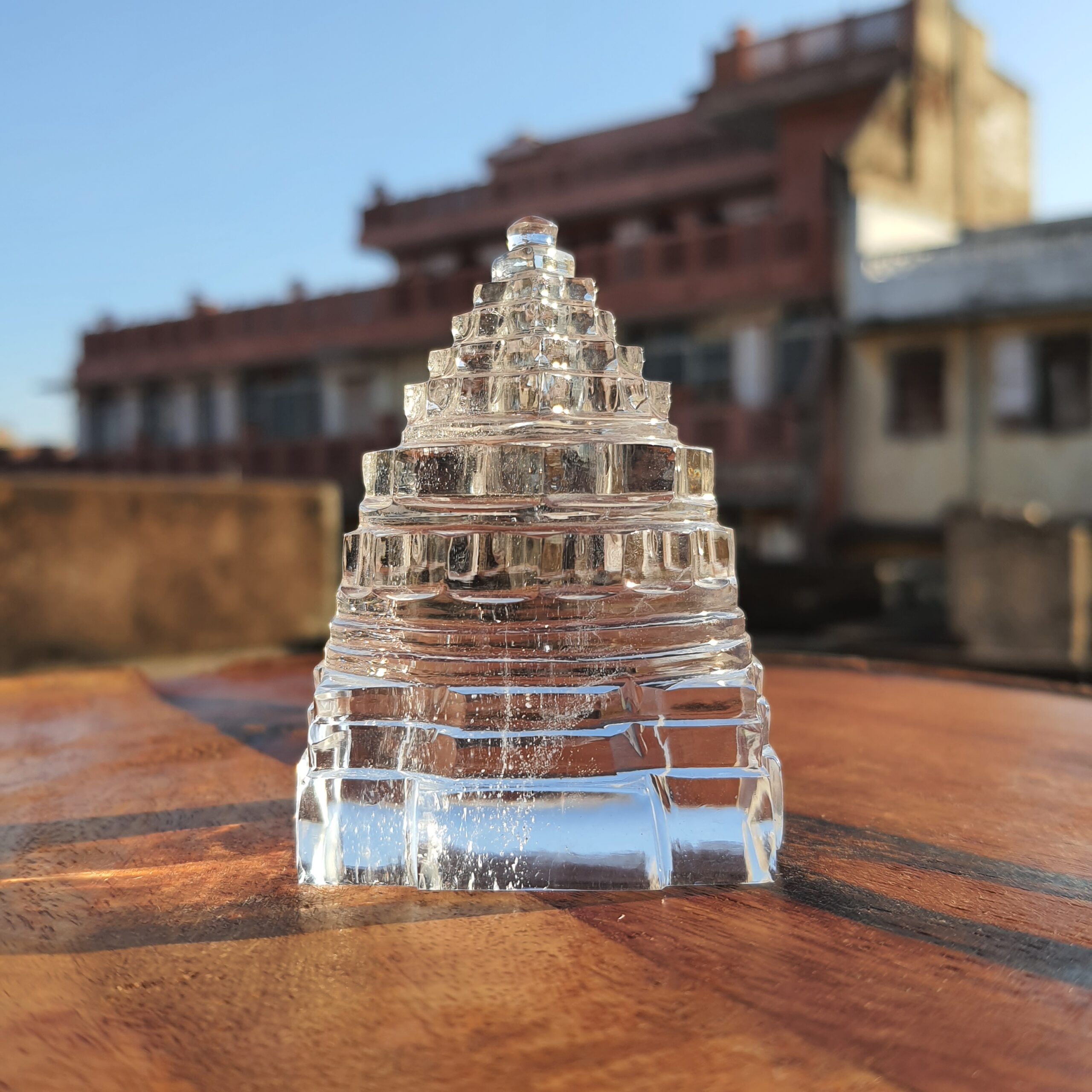 2.85" Sphatik Shree Yantra, original Crystal Shree yantra, certified Crystal stone, white pure clean Crystal Shree yantra - Image 8