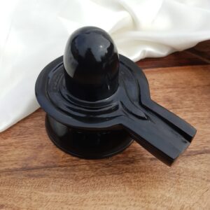 Black Jade Shivling: 4" Temple Meditation Idol - Image 7
