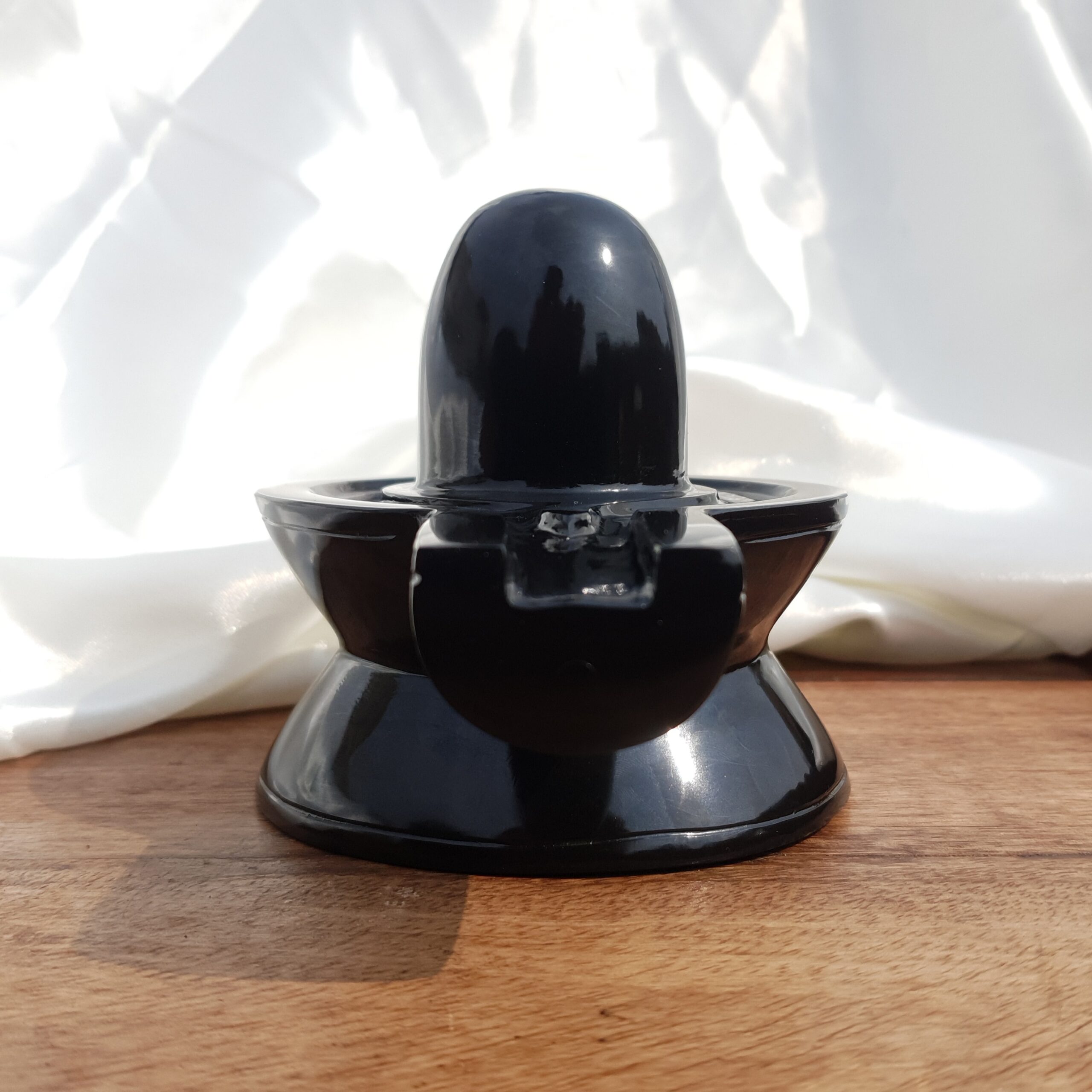Black Jade Shivling: 4" Temple Meditation Idol - Image 10