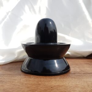 Black Jade Shivling: 4" Temple Meditation Idol - Image 11