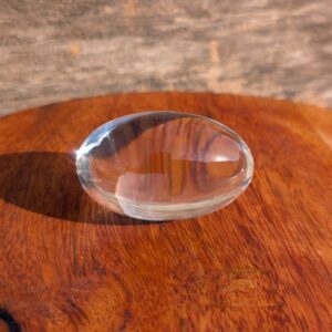 Clean Crystal Lingam, 2.35" Crystal Clear Shiva lingam with lab certificate - Image 8