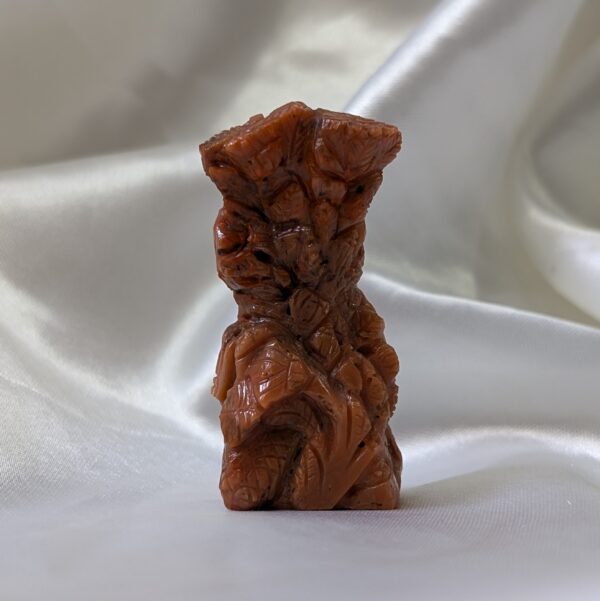 Original Red Coral Hanuman Idol with Lab Certified, 2.15" Lord Hanuman Ji Idol - Image 5