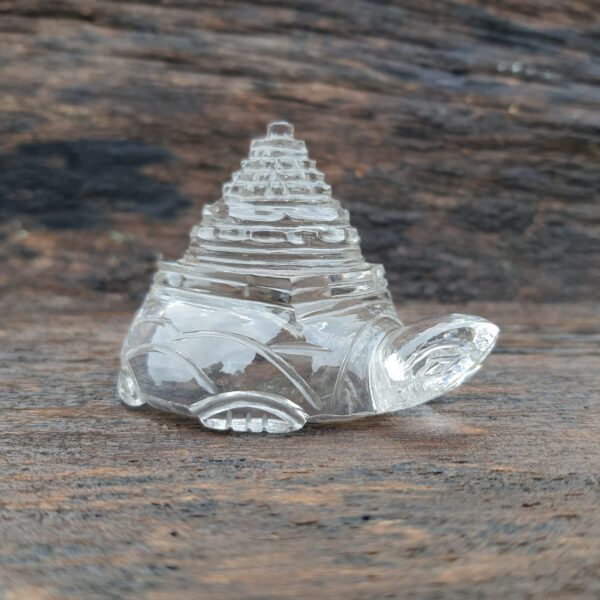 Original Crystal Sphatik Shree Yantra on Turtle - Image 5