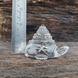 Original Crystal Sphatik Shree Yantra on Turtle - Image 8