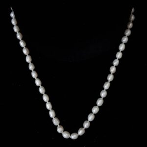7mm Pearl Moti Mala, Round White Pearl Beads Mala for Meditation & Chanting - Image 7