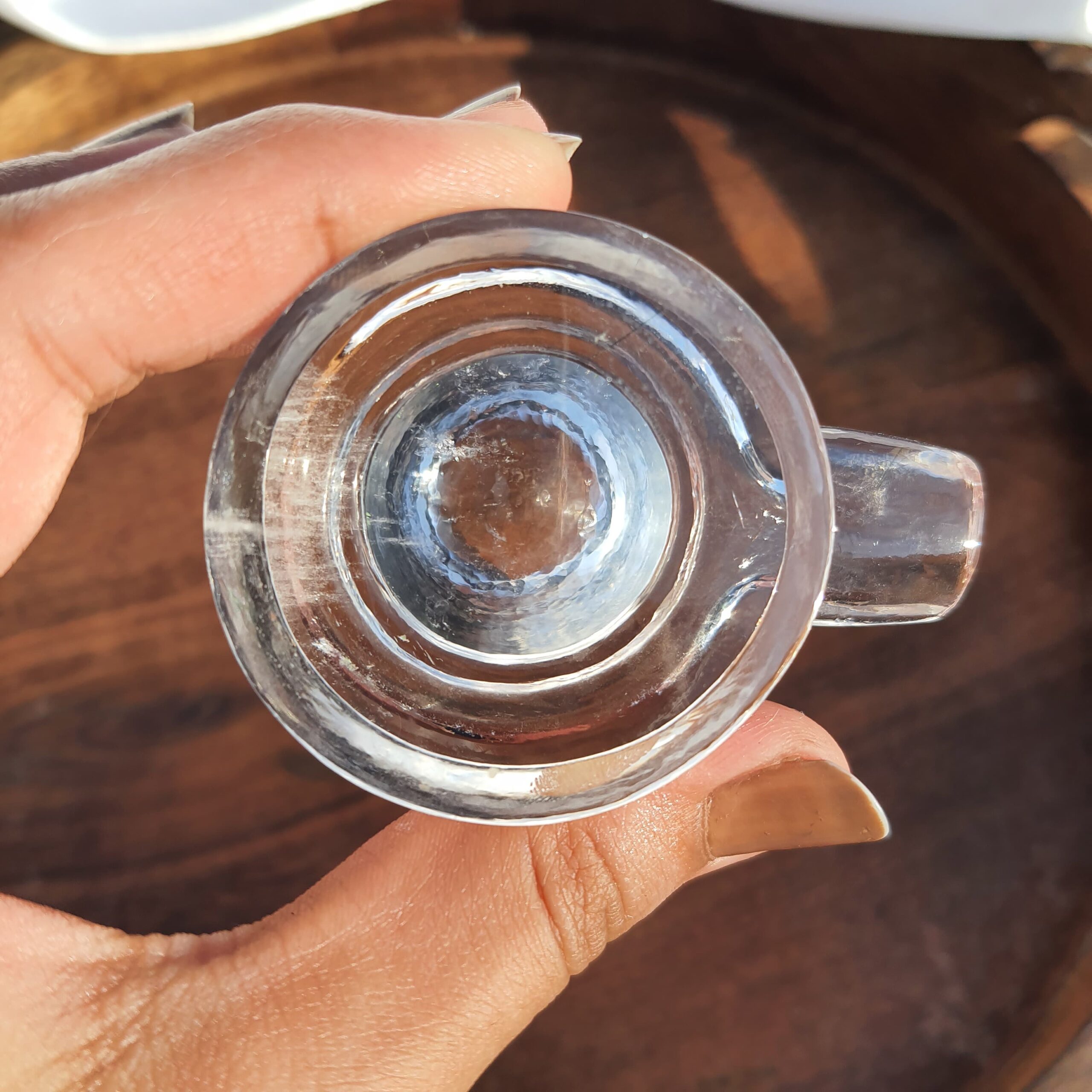 Original Sphatik Shivling, 2.25" White Crystal Sphatik Shivling with Lab Certificate - Image 4