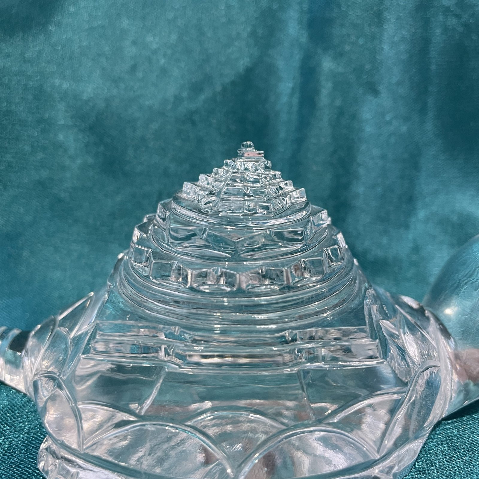Crystal Tortoise Shree Yantra, 1.90" Carved Shree Yantra with Lab Certificate - Image 5