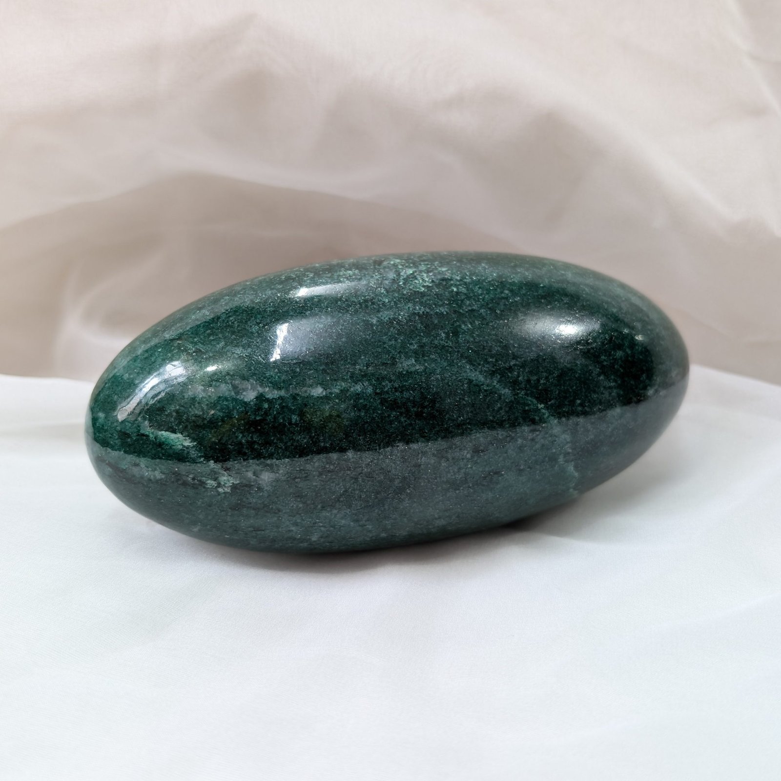 Green Aventurine Lingam, Original Jade 7.50" Lingam - Image 7