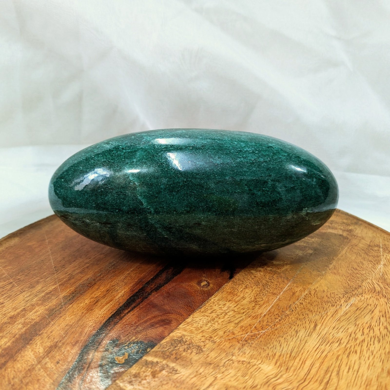 Green Aventurine Lingam, Original Jade 7.50" Lingam - Image 4