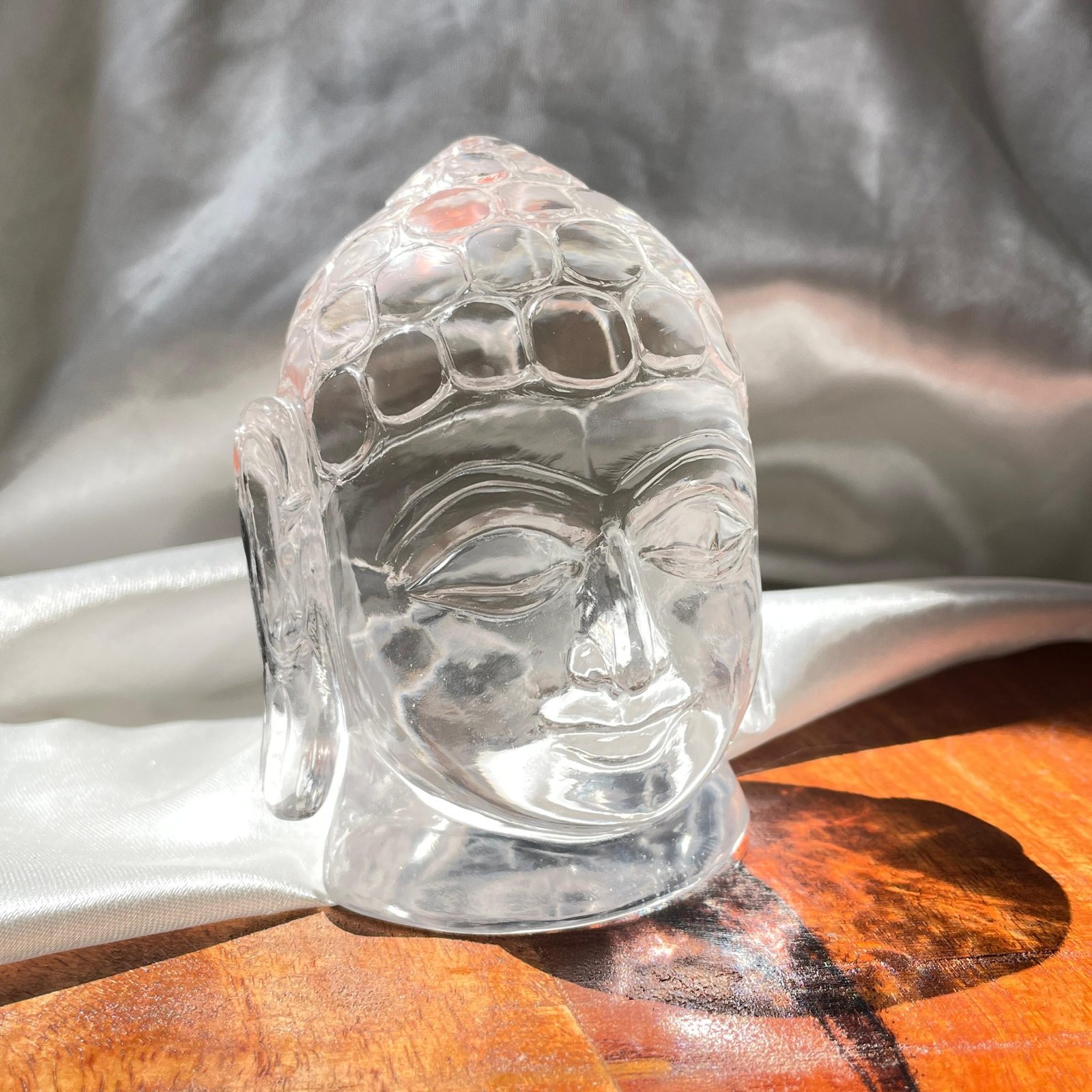 Natural Sphatik Buddha Head with Lab Certificate - Image 8