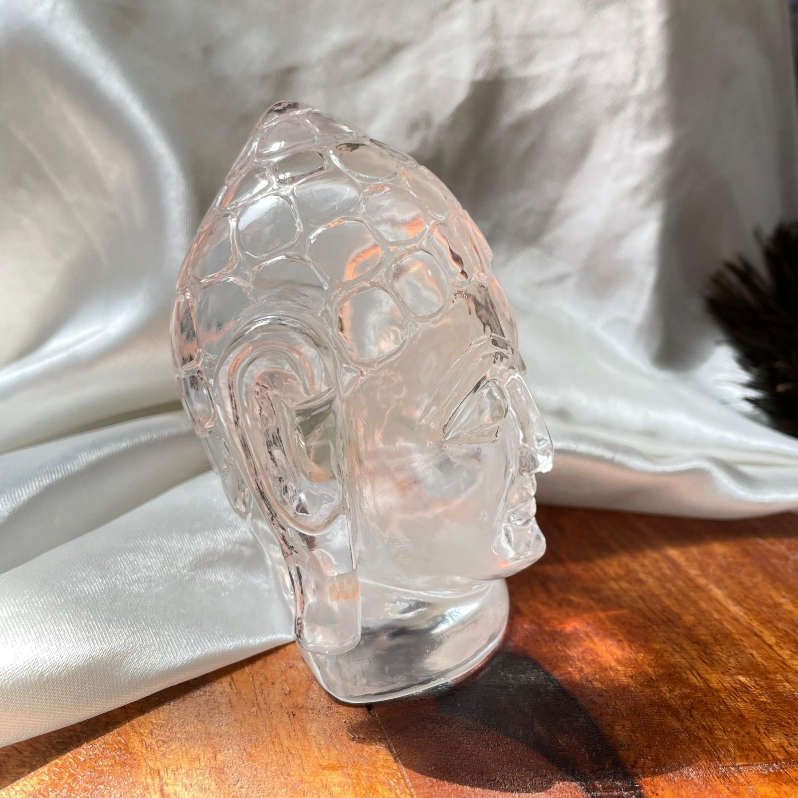 Natural Sphatik Buddha Head with Lab Certificate - Image 10