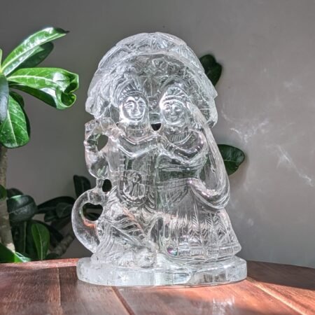 Crystal Radha-Krishna Statue