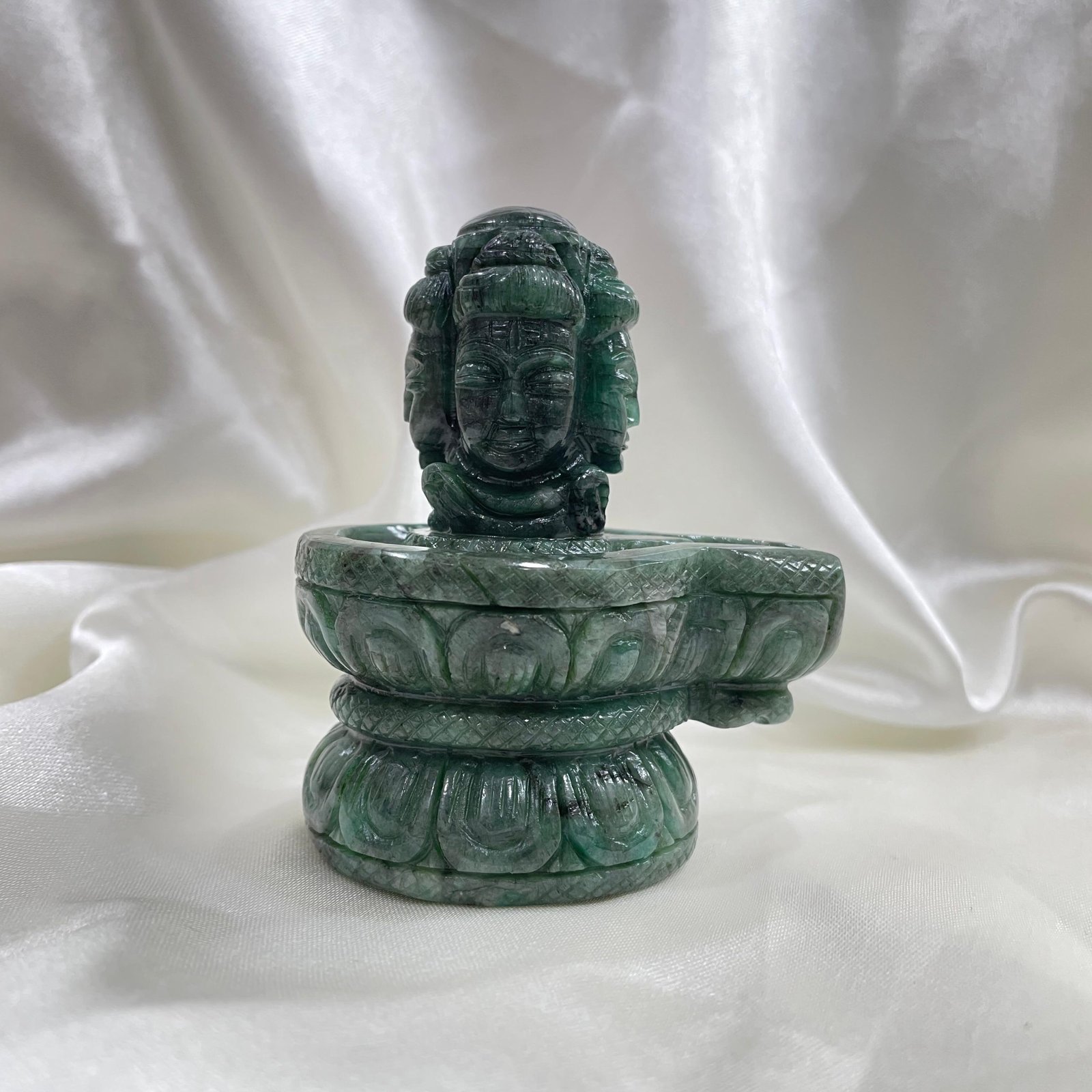 Emerald Pashupatinath Shivling - Original Emerald Shivling with Certificate - Image 8