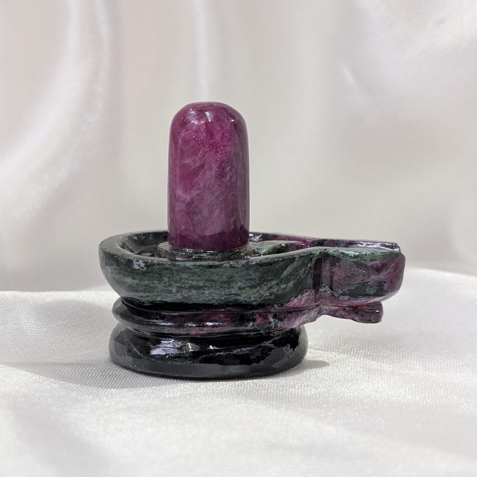 Natural Pink Ruby Shivling, Lab Certified - Image 6
