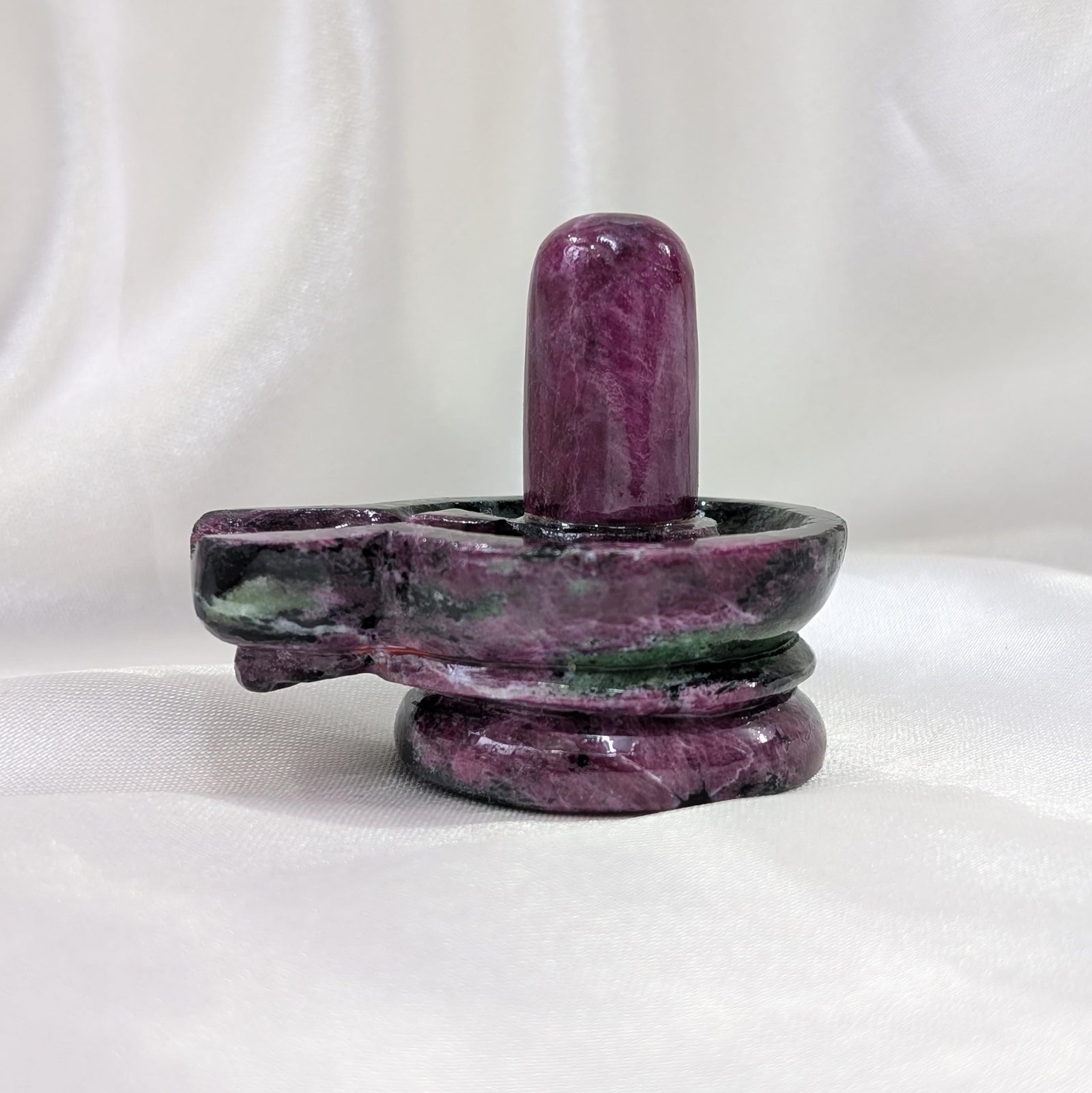 Natural Pink Ruby Shivling, Lab Certified - Image 7