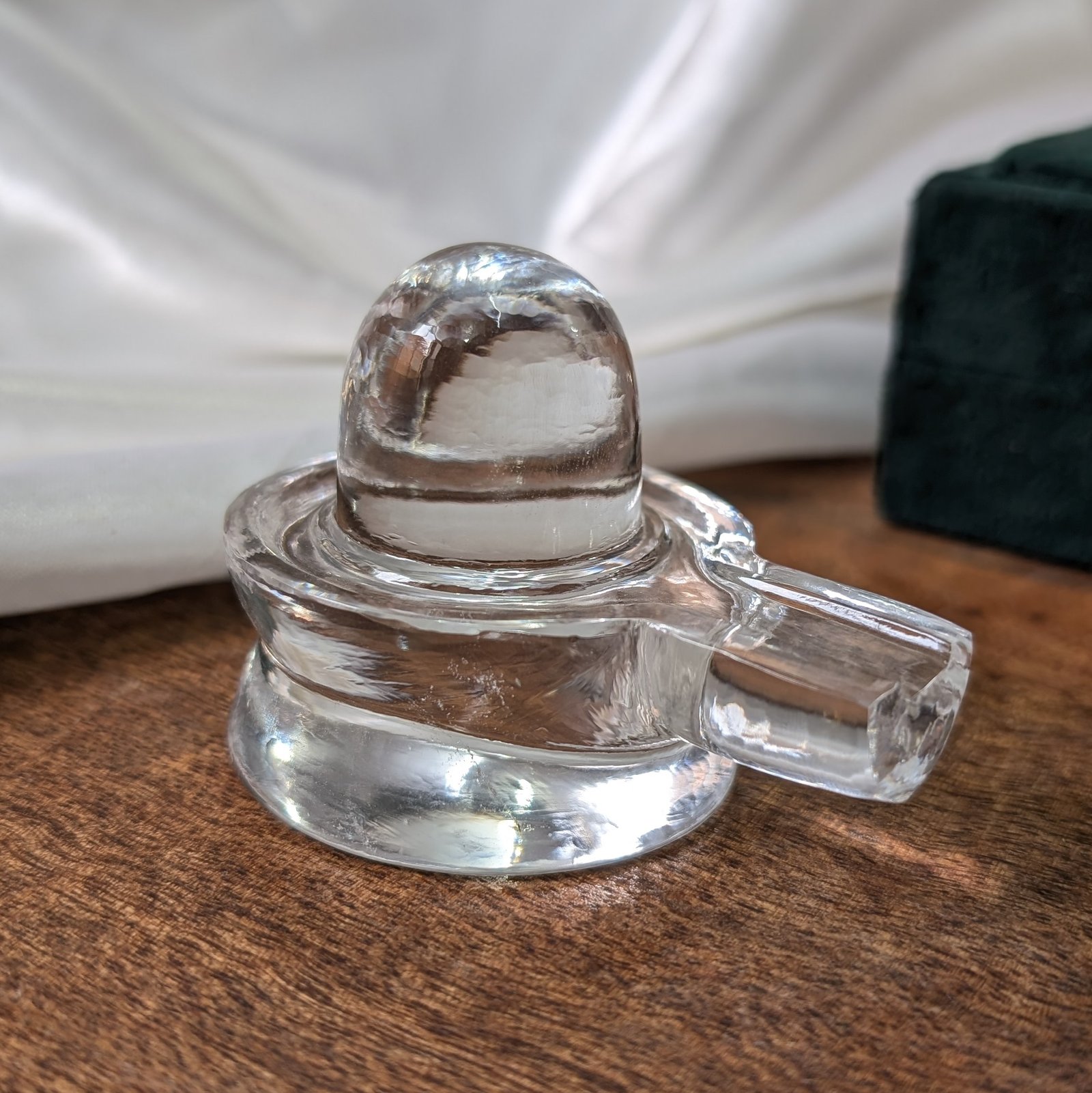 Sphatik Shivling, 2.25" Sphatik shivling - Image 4