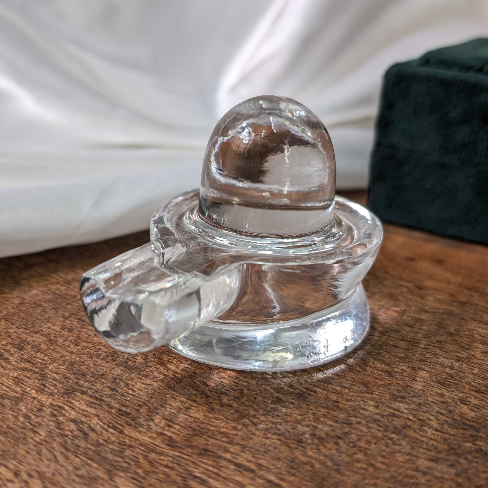 Sphatik Shivling, 2.25" Sphatik shivling - Image 5