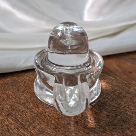 Natural Crystal Sphatik Shivling – 2.25" with Lab Certificate