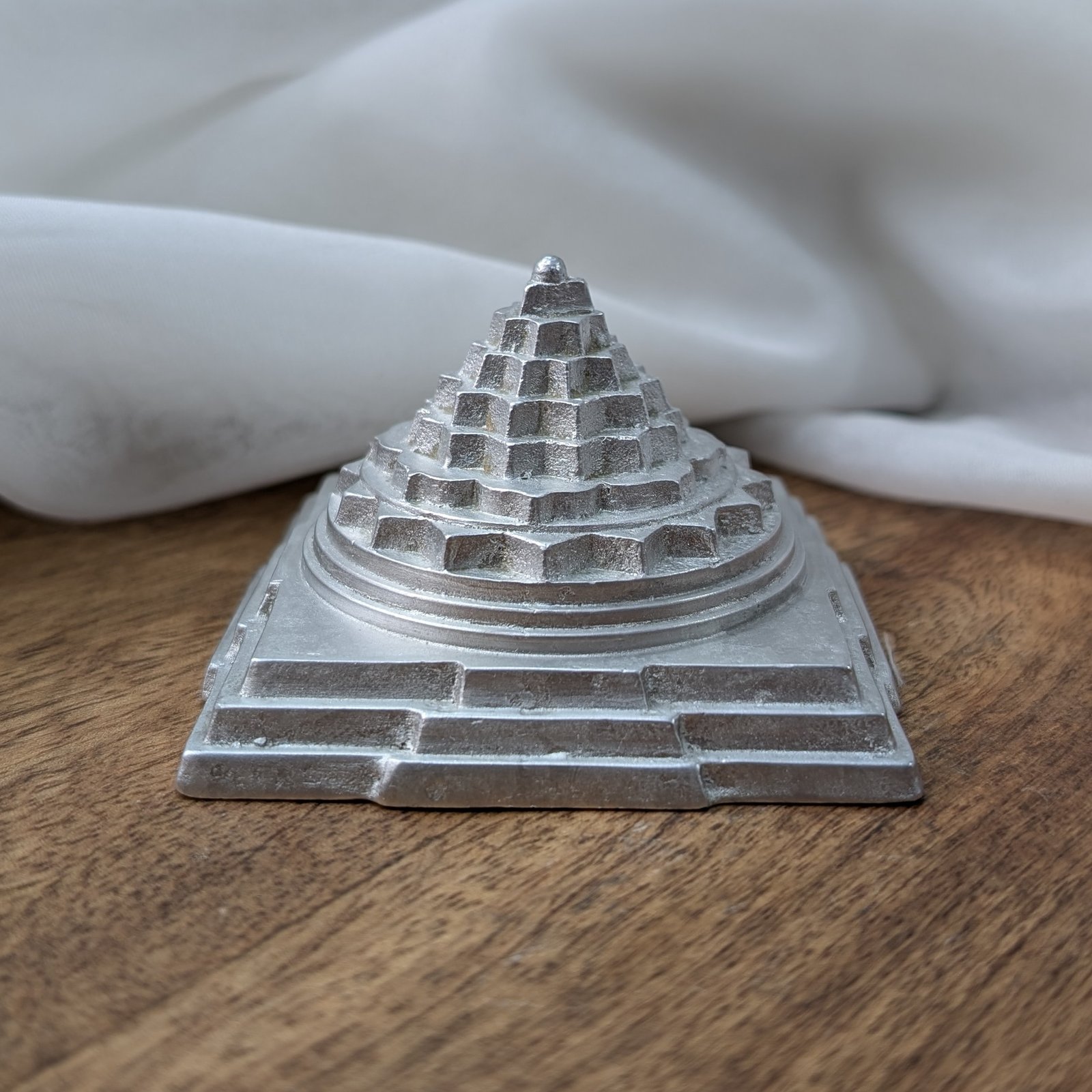 Parad Shree Yantra, Mercury Shree Chakra for Worship Altar - Image 2