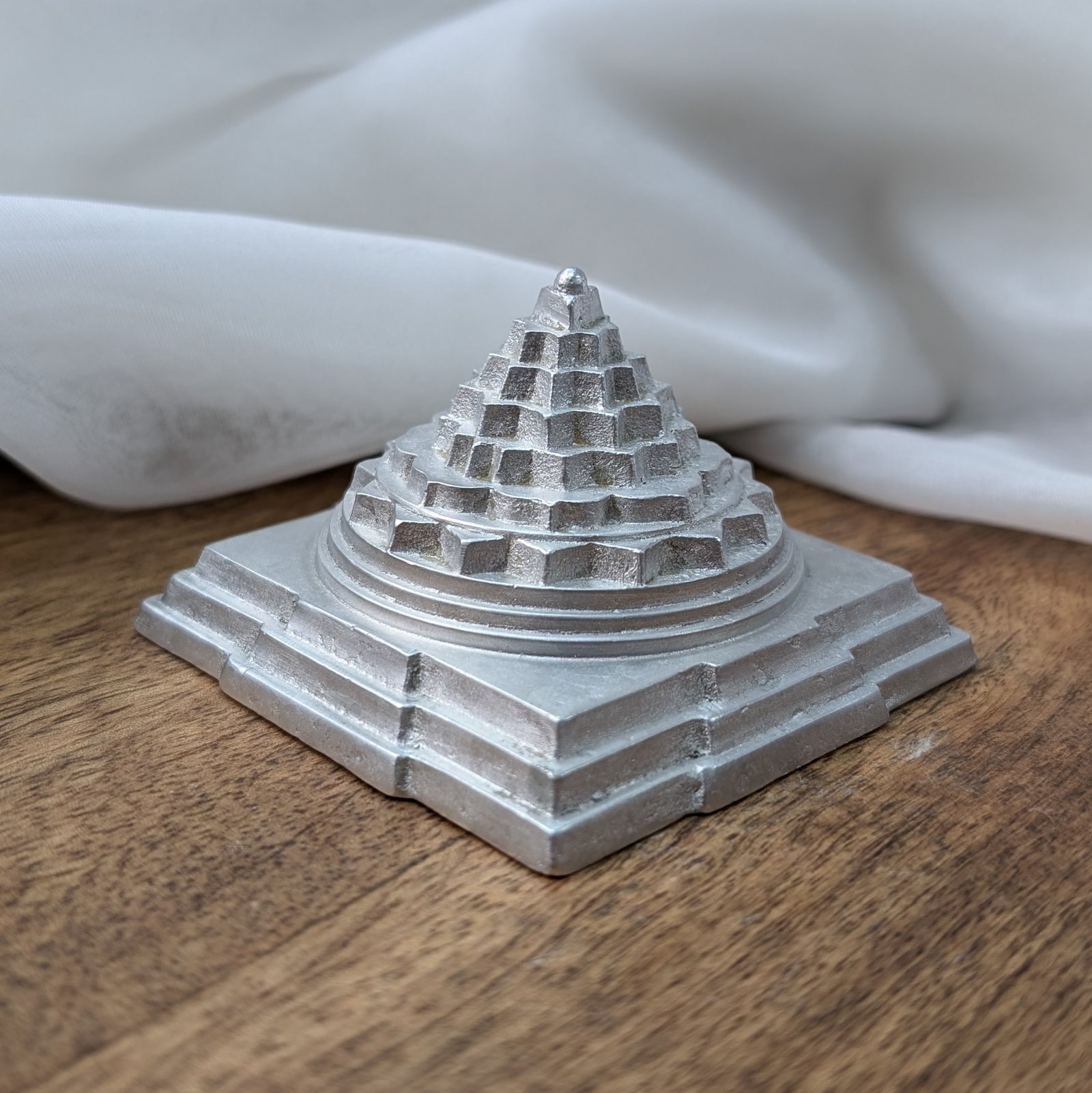 Parad Shree Yantra, Mercury Shree Chakra for Worship Altar - Image 3