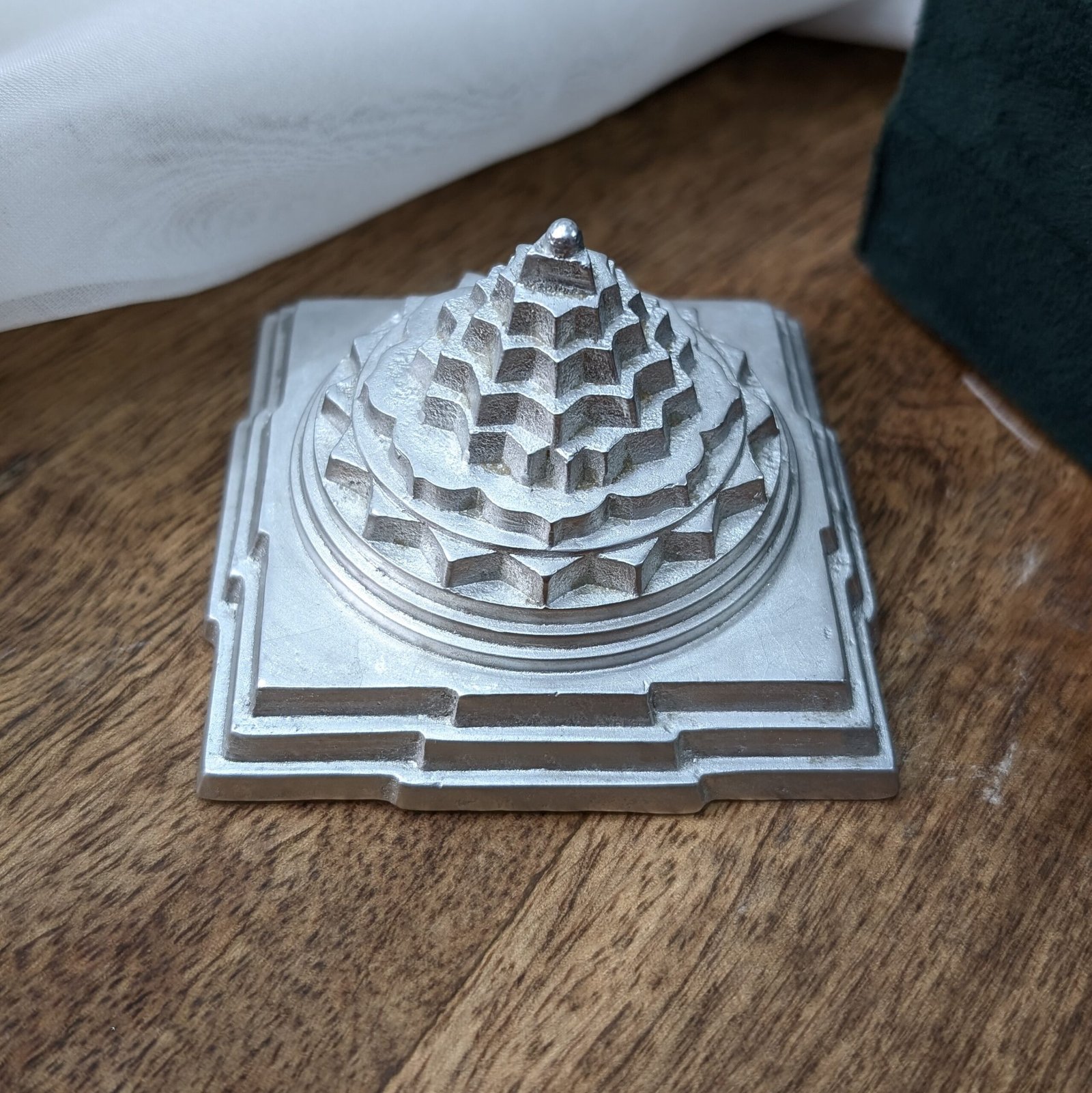 Parad Shree Yantra, Mercury Shree Chakra for Worship Altar - Image 4