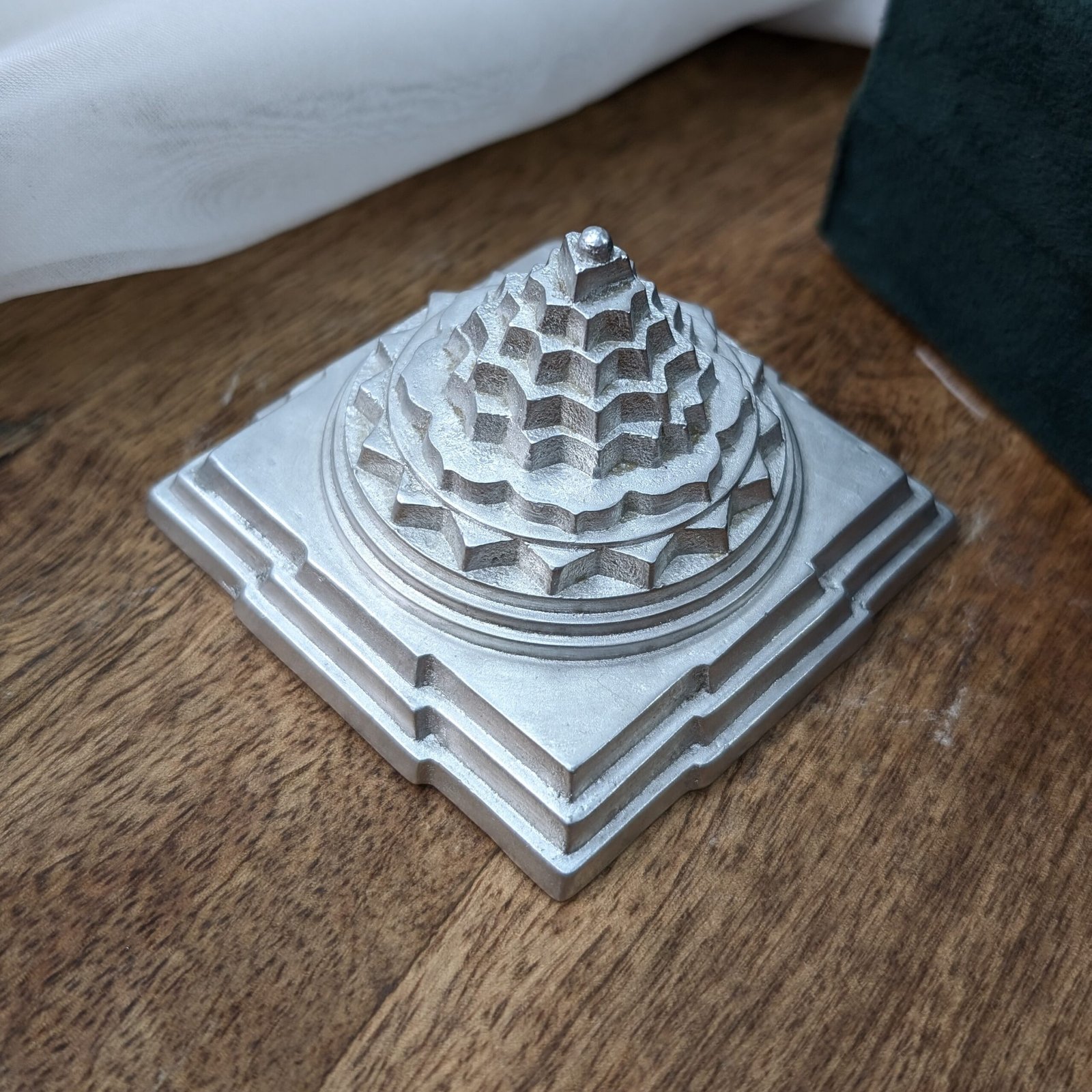 Parad Shree Yantra, Mercury Shree Chakra for Worship Altar - Image 5