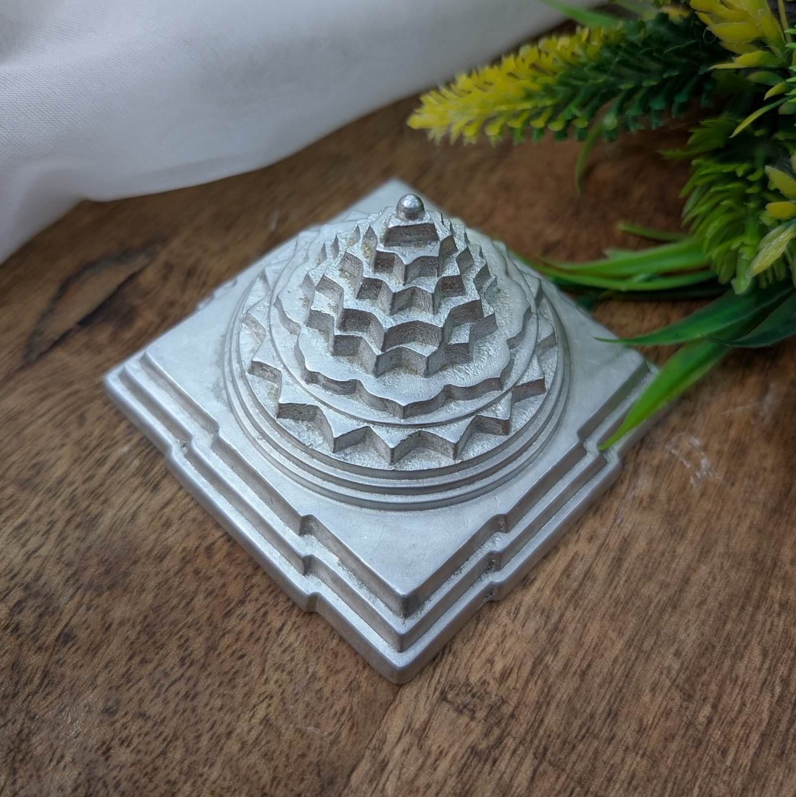 Parad Shree Yantra, Mercury Shree Chakra for Worship Altar - Image 7