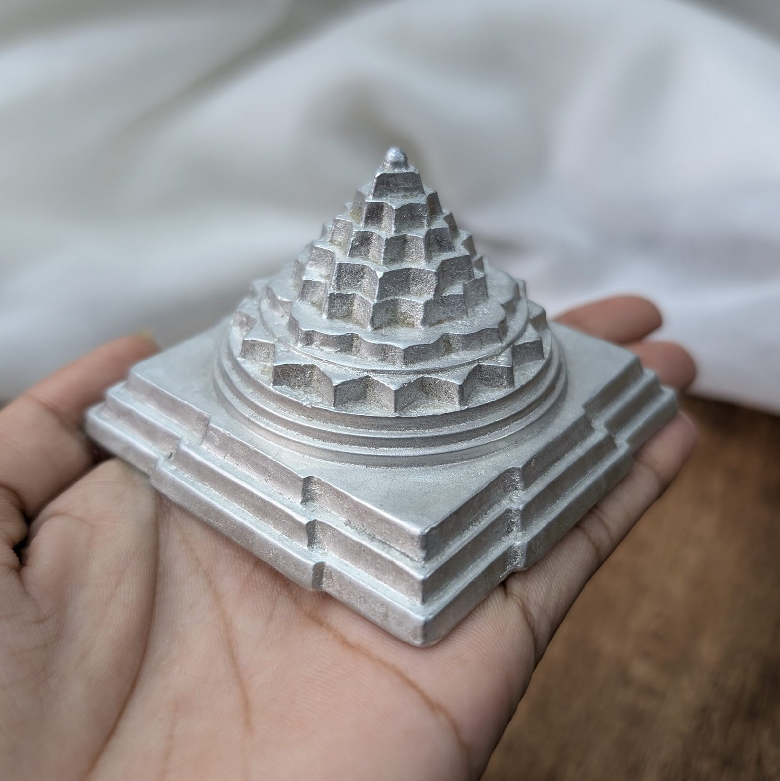 Parad Shree Yantra, Mercury Shree Chakra for Worship Altar - Image 8