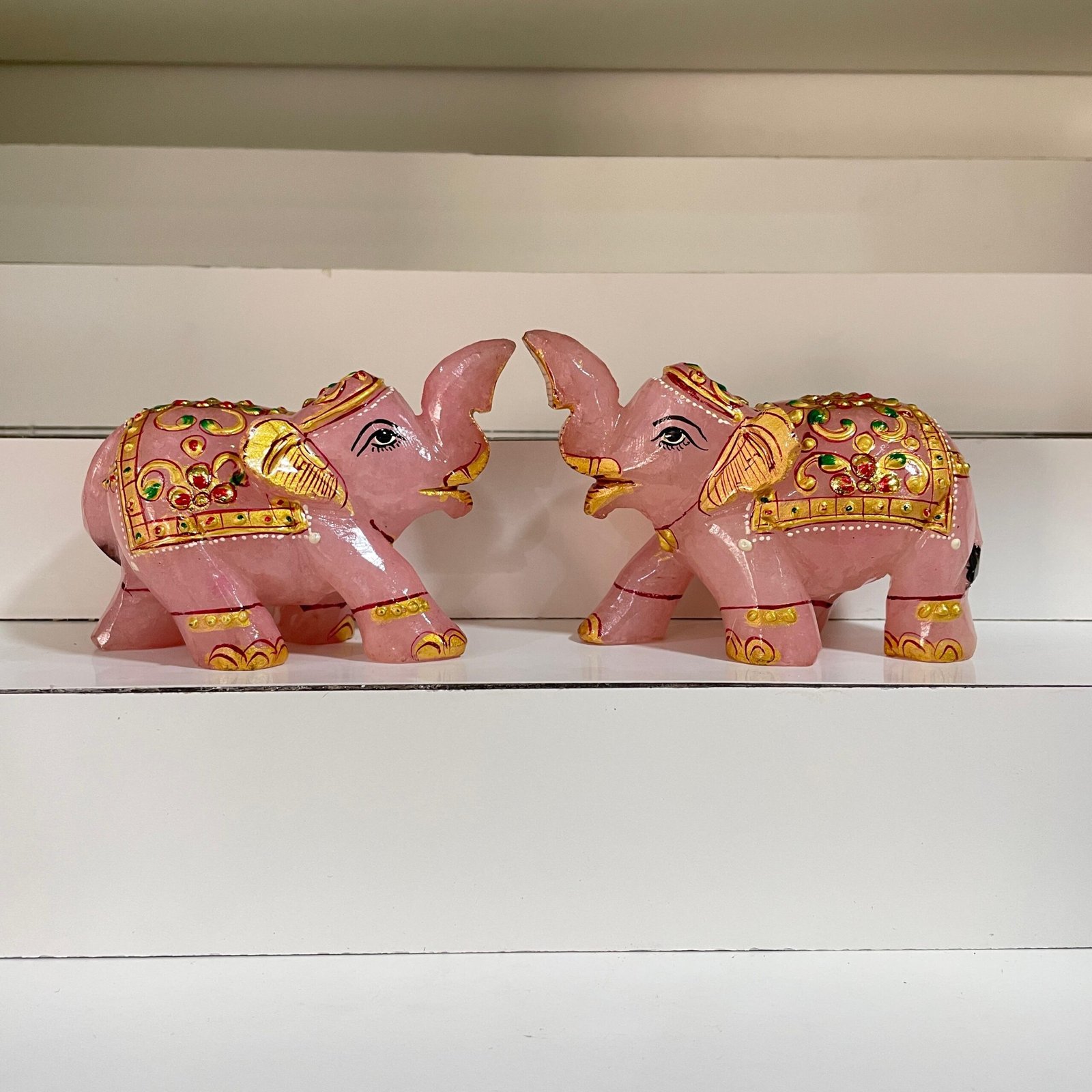 Rose Quartz Stone Elephant for Home Decoration & Thoughtful Gift - Image 2