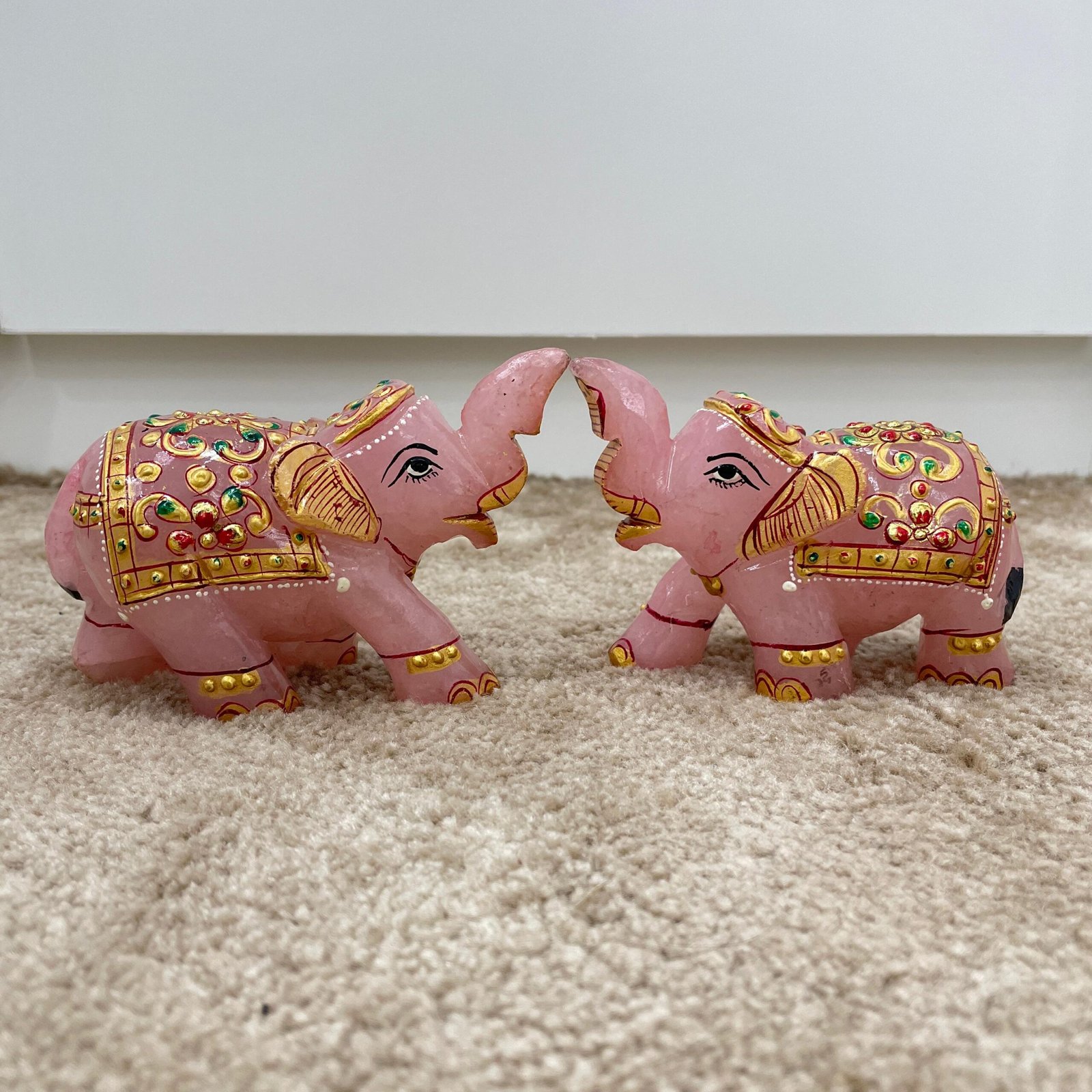 Rose Quartz Stone Elephant for Home Decoration & Thoughtful Gift - Image 7