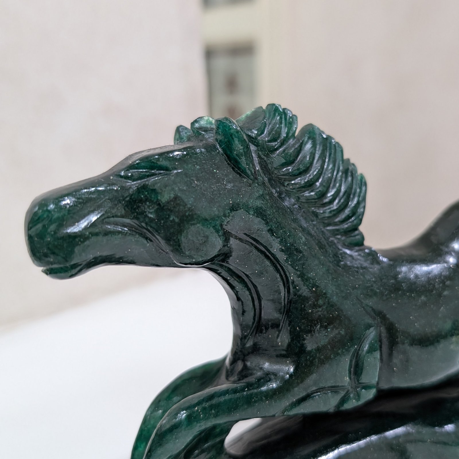 Green Jade Stone Horse Statue for Home Décor & Gifts - Image 8