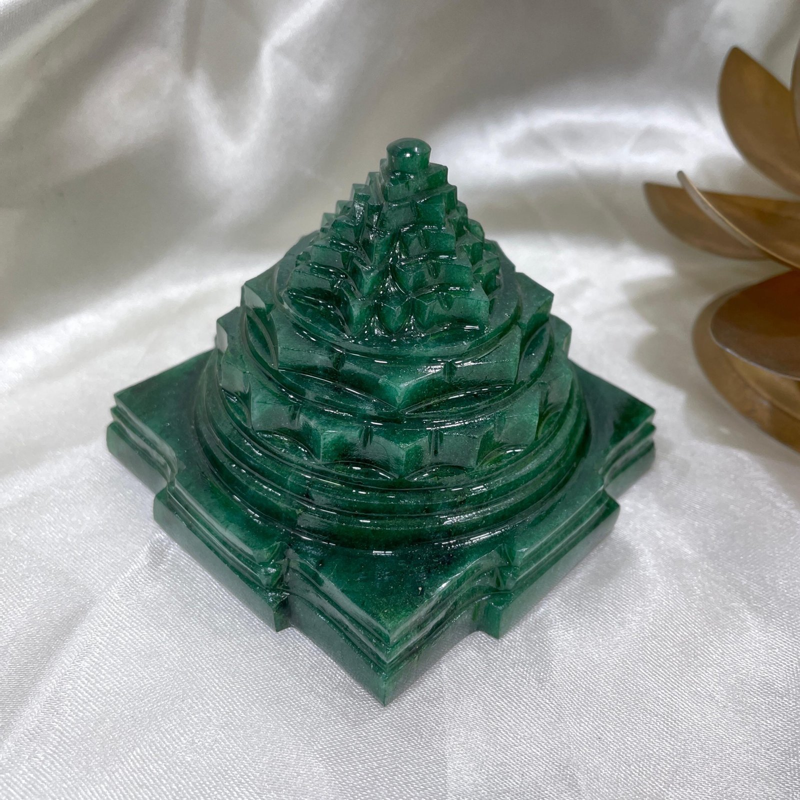 Green Jade Shree Yantra, Margaj Meru Yantra
