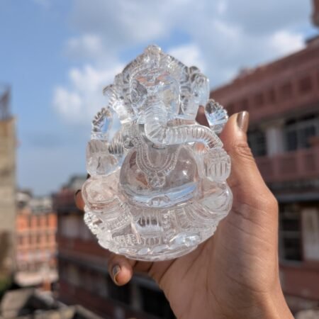 Original Sphatik Ganesha Statue