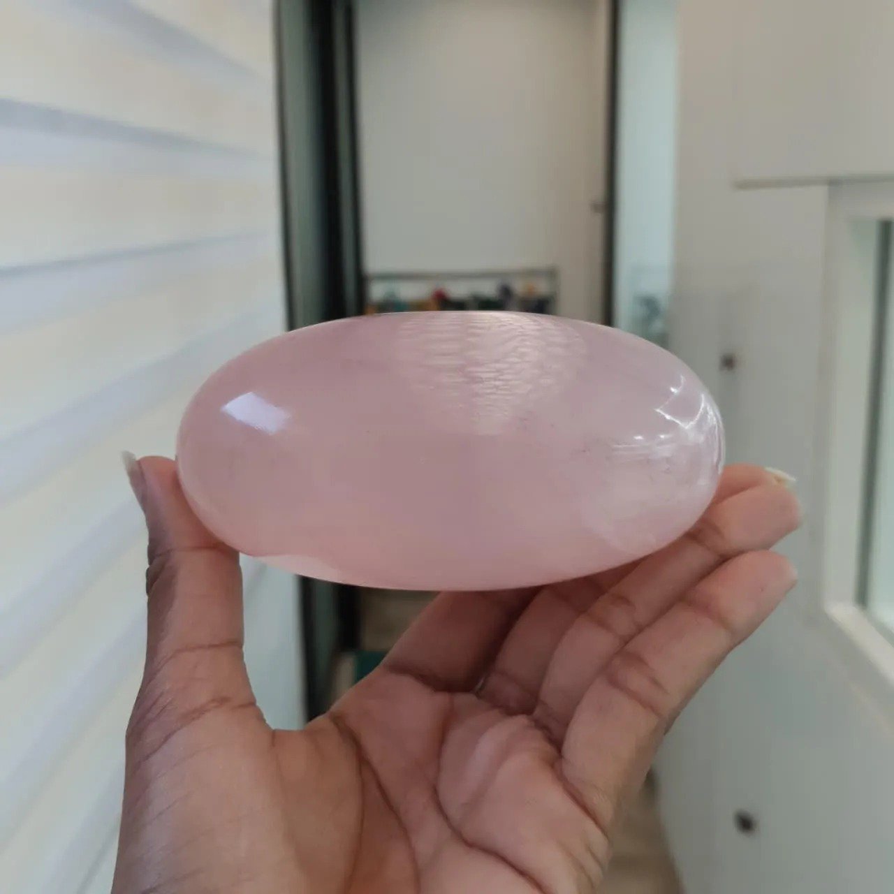 Rose Quartz Lingam – Rose Quartz Shiva-lingam - Image 7