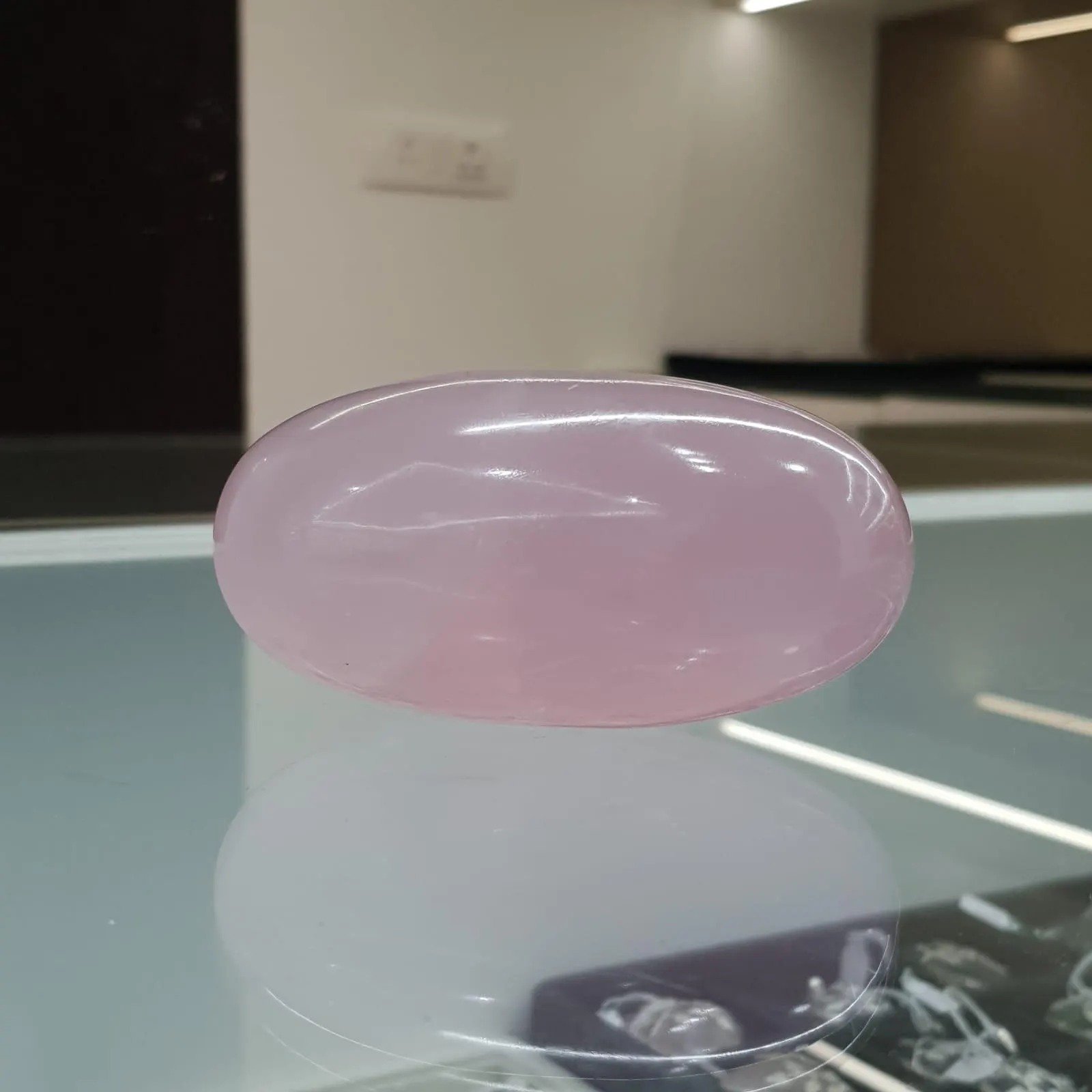 Rose Quartz Lingam – Rose Quartz Shiva-lingam - Image 8