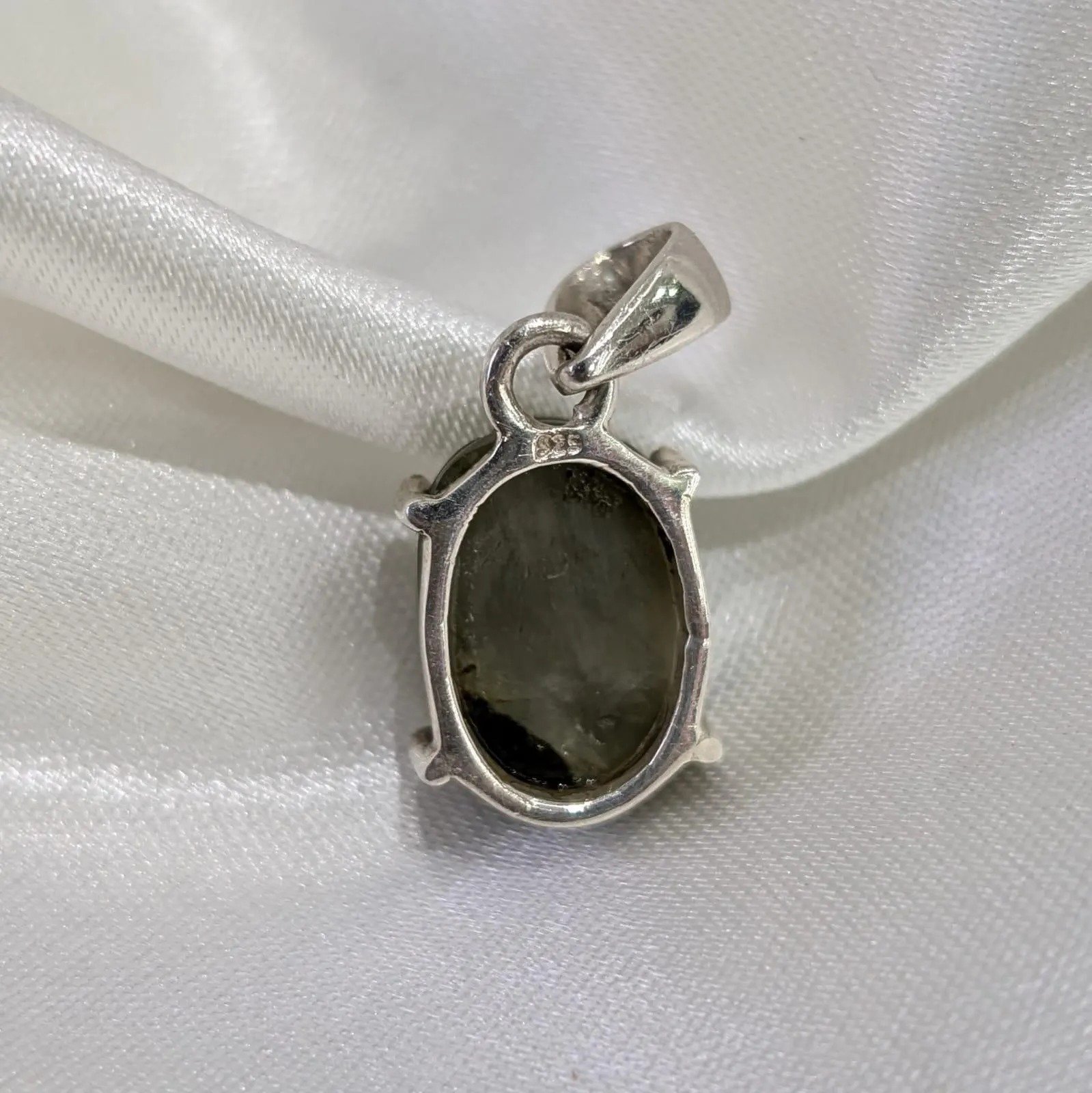 Cat’s Eye Ganesha Pendant – silver Pendant - Image 4