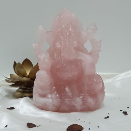 Rose Quartz Ganesha