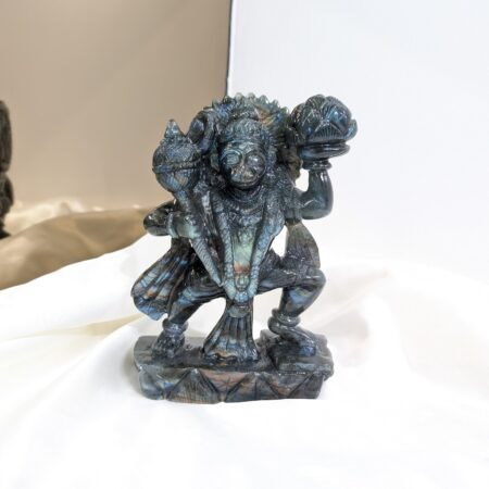 Labradorite Hanuman Idol